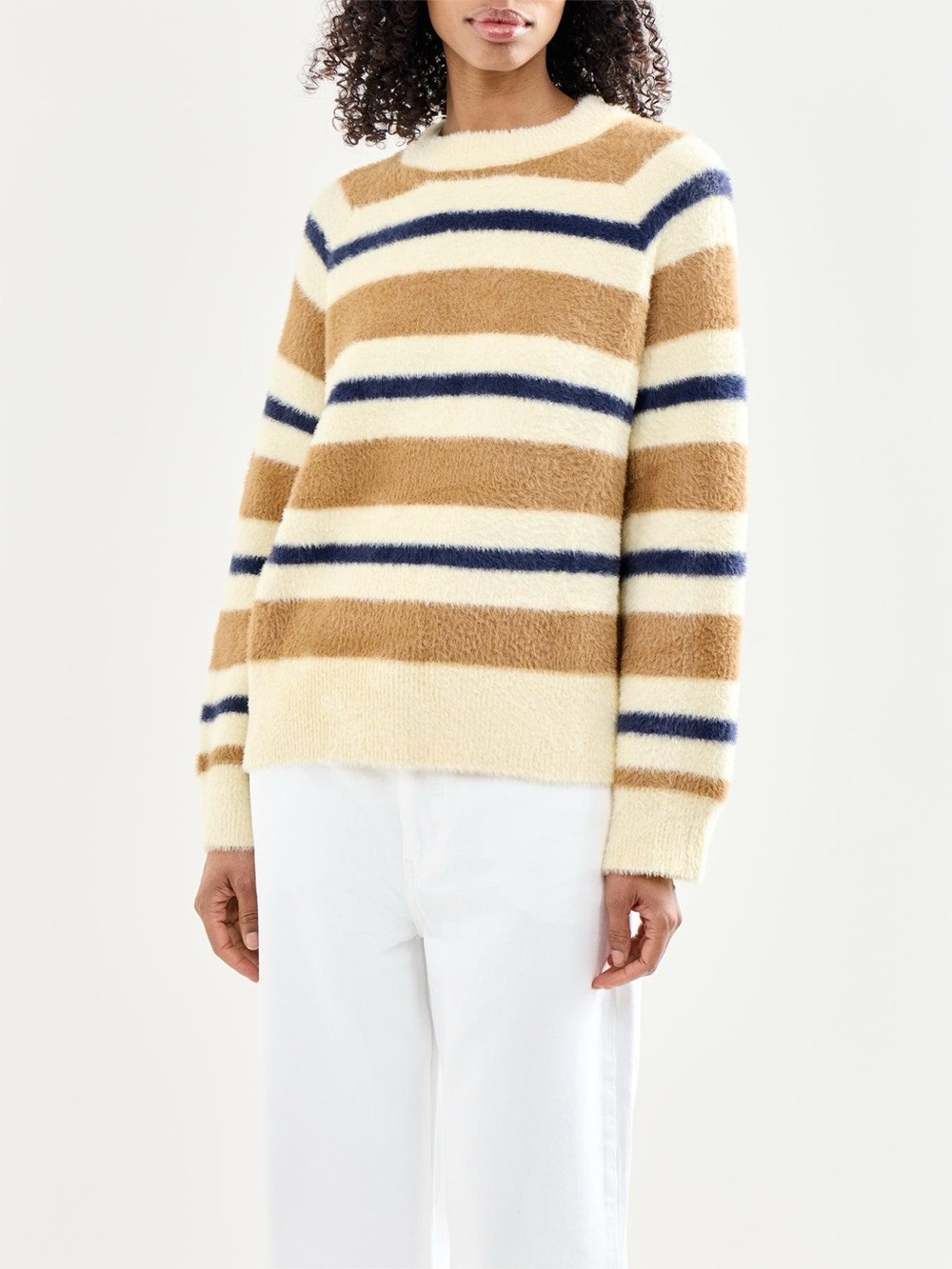 FRNCH Paris Super Soft Classic Stripped Cozy Sweater - Picture 2 of 9